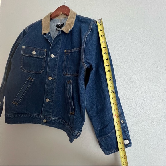 Polo Jeans Ralph Lauren Women’s Corduroy Collar Barn Denim Jacket Size M - Picture 7 of 8